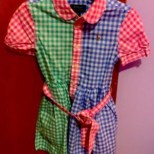 Polo dress, multicolored, good condition